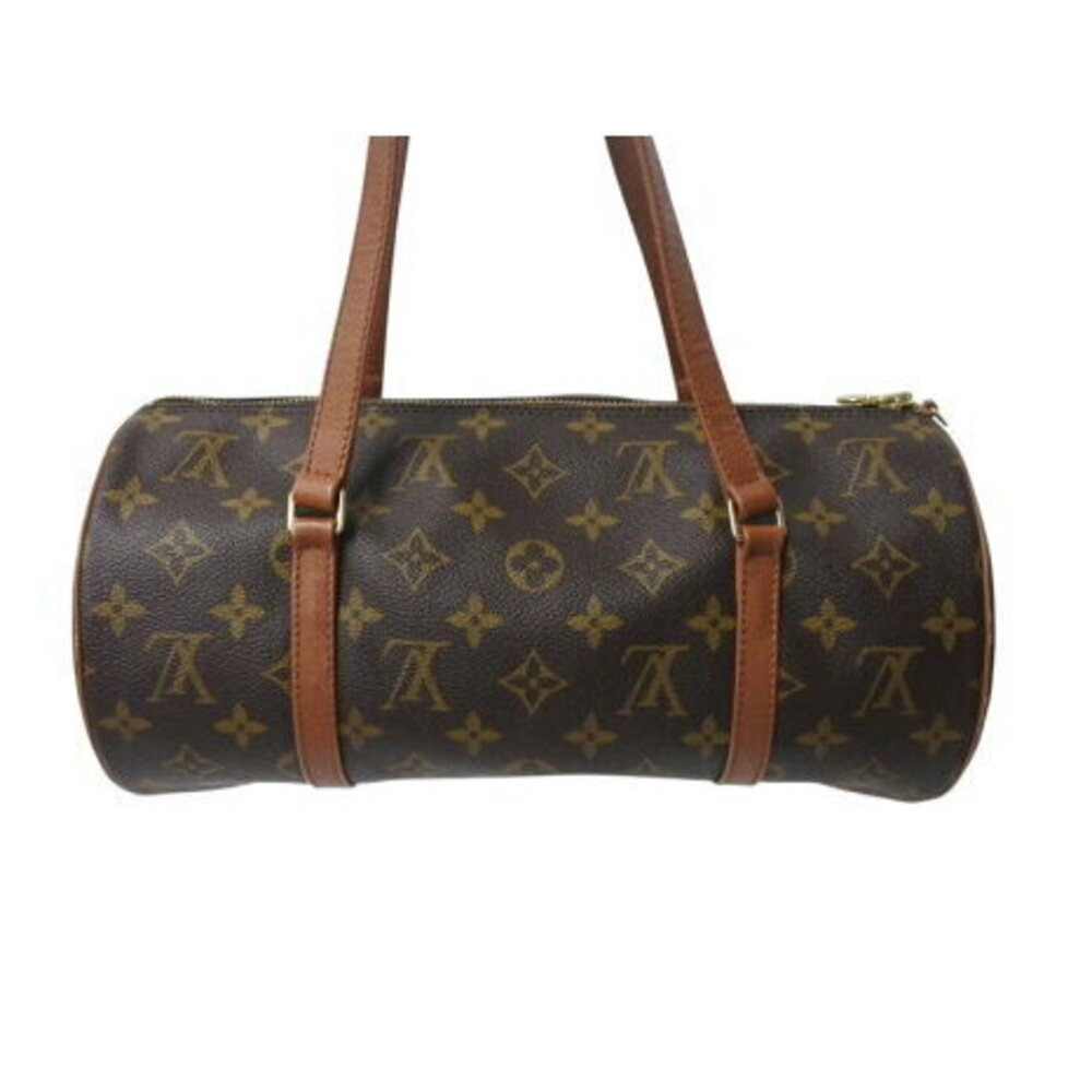 Louis Vuitton Papillon Monogram Canvas Handbag Cylindrical Brown - Picture 4 of 8